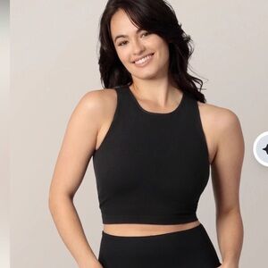 Kindred Bravely Women's Black Longline Bra